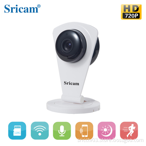 OEM/ODM Mini baby Monitoring HD720P WIFI 128GB CMOS IR-CUT Indoor P2P IP Camera